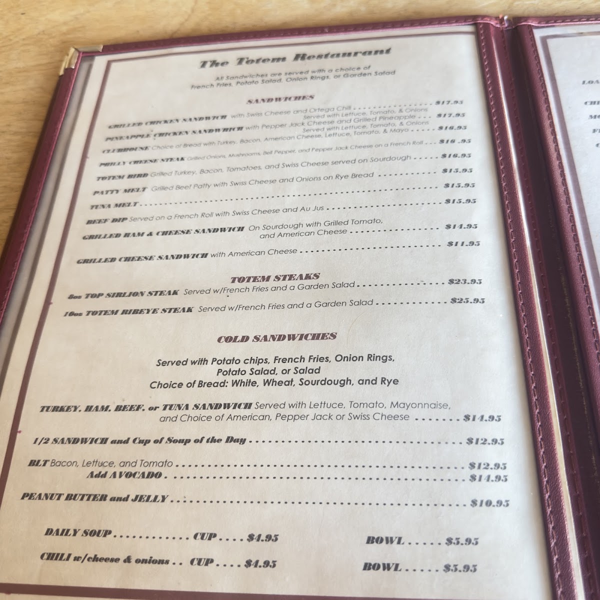 Totem Cafe - GREAT LUNCH PLACE Menu - Image 6